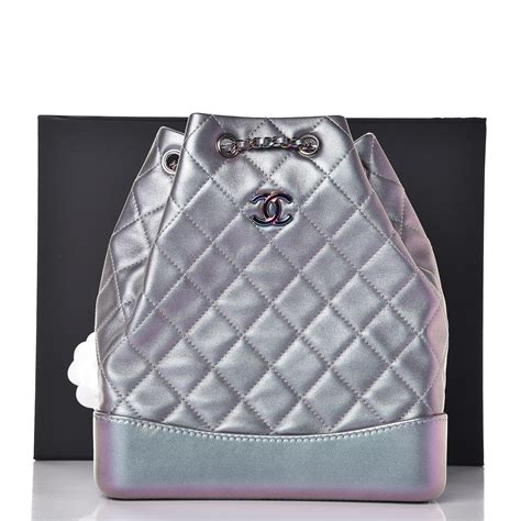 chanel gabrielle iridescent backpack
